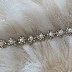 Pearl bridal belt